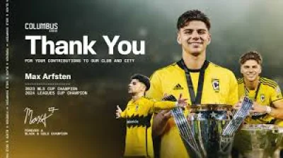 Max Arfsten transferred to Middlesbrough FC as Columbus Crew collect future upside