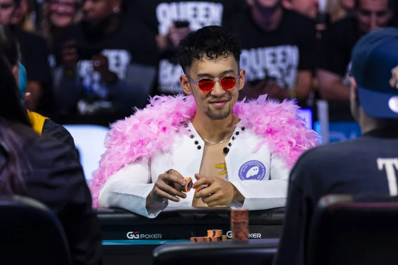 218.5 million chips and seven players left in Wsop Final Table 2026 as Lucas Jumalon takes control