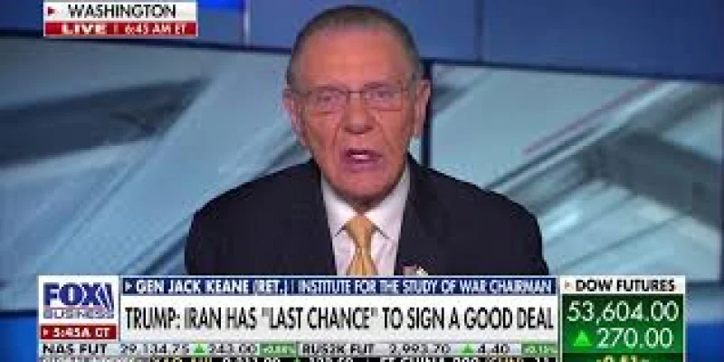 Jack Keane Questions Pakistan, Qatar and Saudi Arabia in Iran Talks
