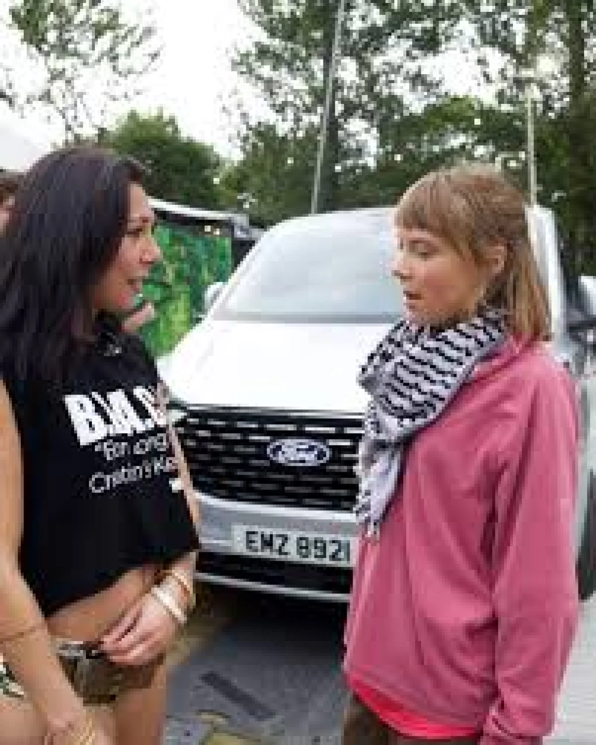 Greta Thunberg and Kneecap lead sold-out Uppa Falls concert in west Belfast - El-Balad