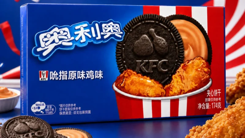 Oreo China and KFC launch fried chicken cookie in China