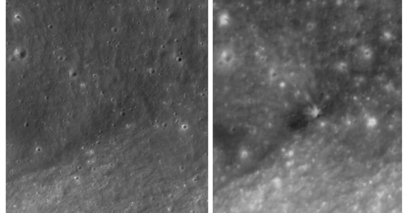 Elon Musk Rocket Moon Crash Photos Show 5,400 mph Impact