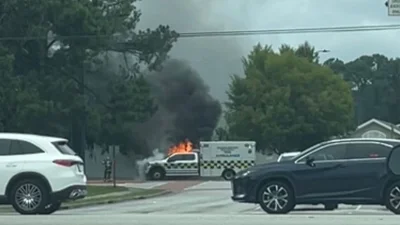 Jamie Lee Komoroski: Charleston County EMS unit catches fire on US 17