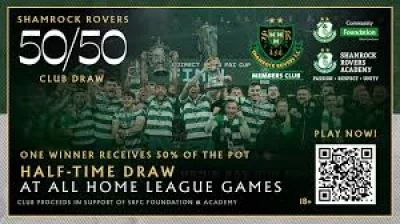 First 50/50 draw at the Dundalk match brings new fundraiser to Shamrock Rovers Vs Dundalk