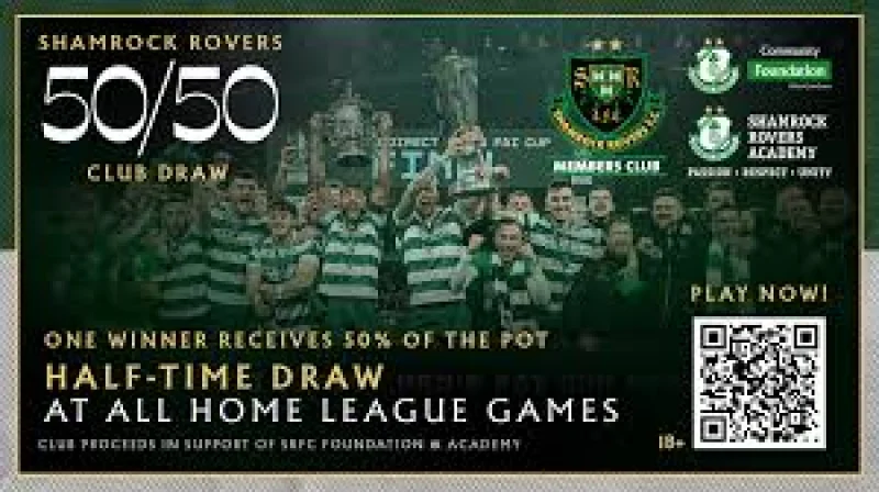 First 50/50 draw at the Dundalk match brings new fundraiser to Shamrock Rovers Vs Dundalk
