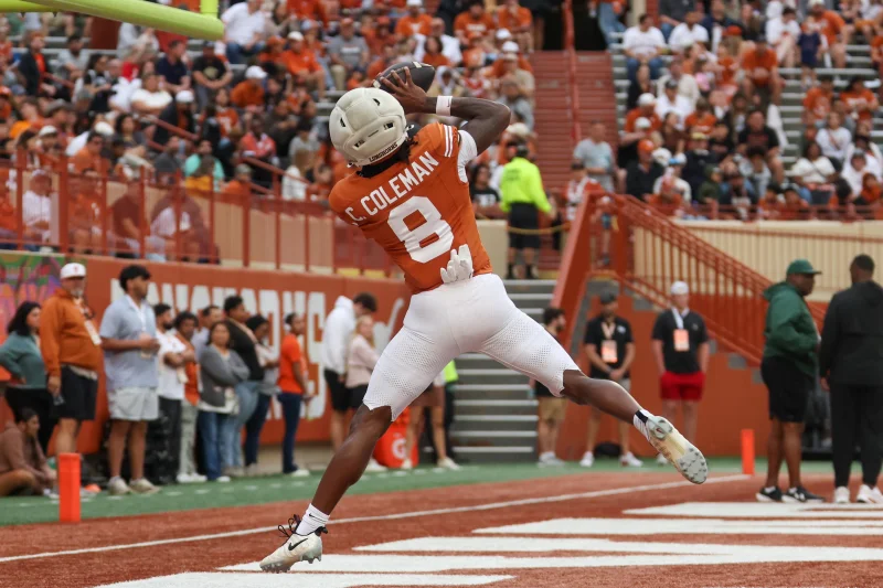 Cam Coleman gives Texas the outside threat it needed after portal losses