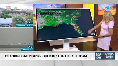Jordan says Central Florida storms peak Saturday before 40% Sunday rain