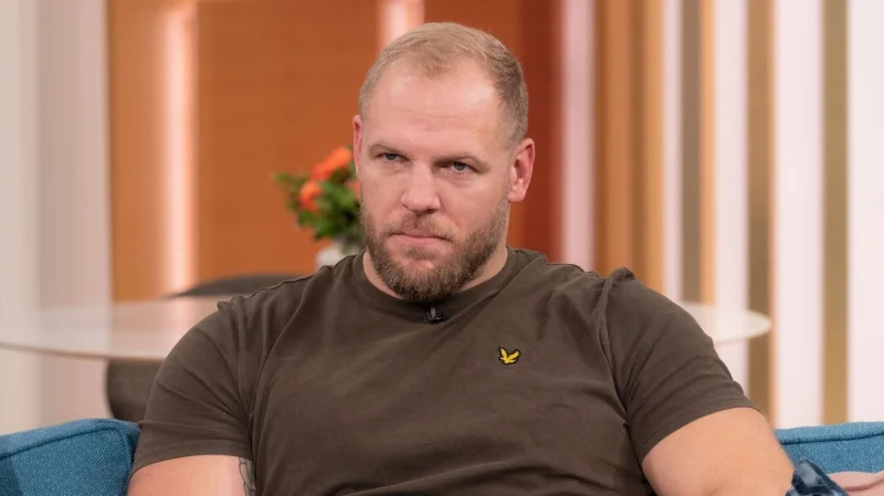 James Haskell wells up at Bodhi's first swimming lesson after Chloe Madeley row