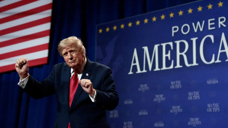 Donald Trump’s fuller Internet hair in Las Vegas draws speculation