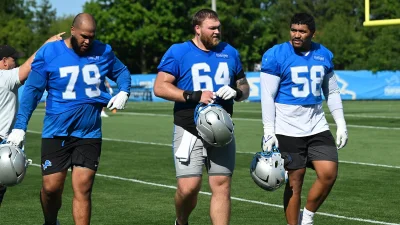 Cade Mays set to miss significant time after wrist injury — and the Lions' center plan is suddenly back under pressure