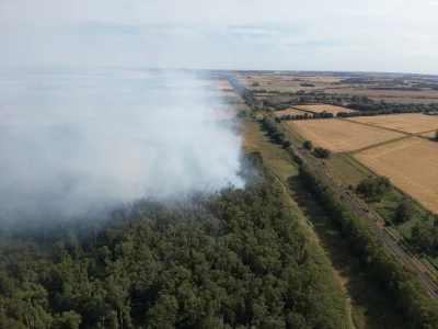 More than 80 firefighters tackle Holme Fen Fire at Holme Fen