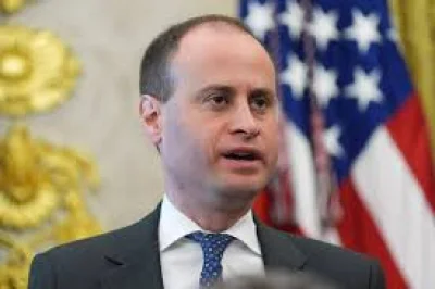 Trump names Will Scharf to replace David Warrington September 1st