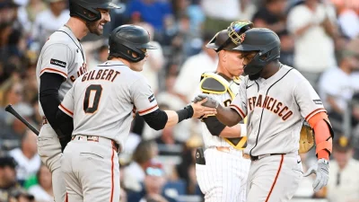 Drew Gilbert goes 2-for-4 in Giants' 6-5 loss — Drew Gilbert