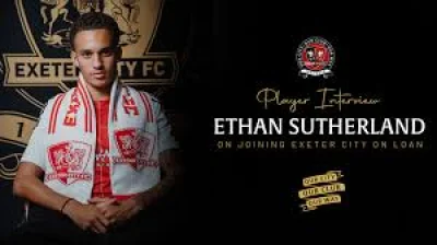 Ethan Sutherland joins Exeter City on loan until the end of the season