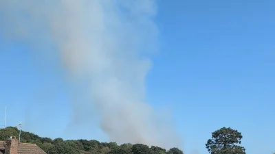 Devon and Somerset Fire and Rescue Service closes Puriton Hill blaze after ten-station response — Exeter Fire