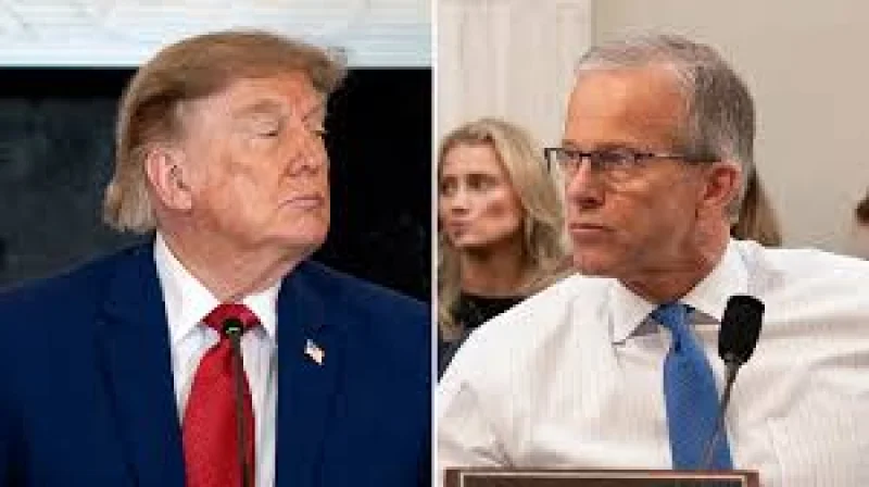 John Thune Senate Gop Support tested as Trump voting demand stalls