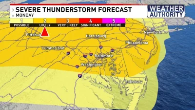 Baltimore Tornado In Maryland warning issued for parts of Baltimore City, County