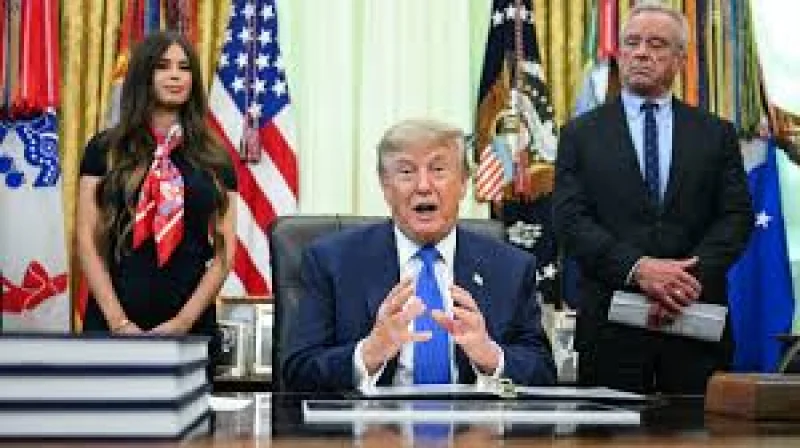 Donald Trump signs Trump Vaccines order on childhood shots