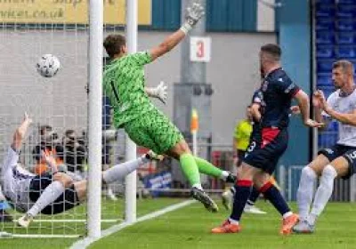 Kieran Phillips shot saved by Joe Morrison as Elgin City Vs Ross County lineups are confirmed