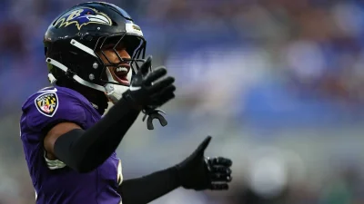 Nate Wiggins carted off during first hour of practice as Ravens wait on injury update