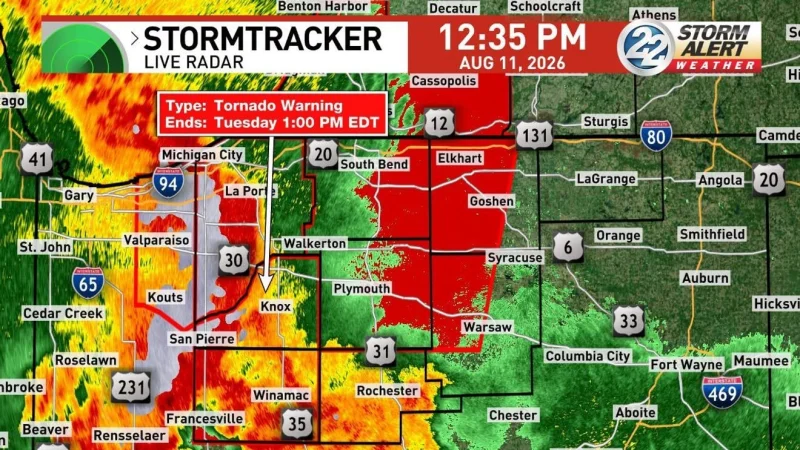 Ashlee Baracy says Wsbt Weather brings Marginal Risk to Southeast Michigan
