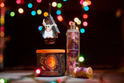 Jack Skellington and Sally Drive 2 Fragrances in Nightmare Before Christmas Bath & Body Works