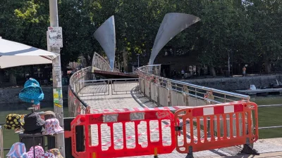 Corinna hears Peros Bridge crash, Bristol closure follows