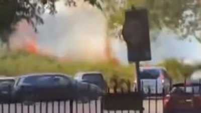 Merseyside Fire and Rescue Service tackles Sefton Park BBQ blaze