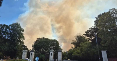 Stourbridge Fire Sends Smoke Over Mary Stevens Park and the Old Quarter