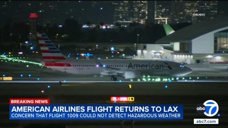 American Airlines Flight AA1009 Returns After Emergency at LAX — Flight 1009 Return To Lax