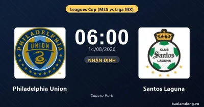 Philadelphia Vs Santos Laguna at Subaru Park Stadium: Union carry slight edge into Leagues Cup meeting