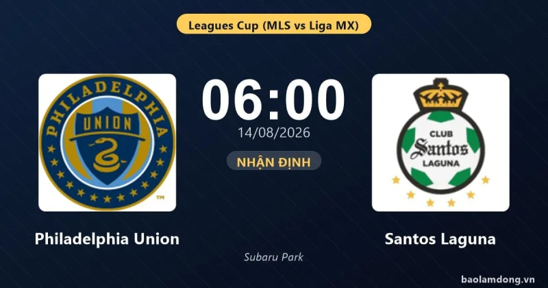Philadelphia Vs Santos Laguna at Subaru Park Stadium: Union carry slight edge into Leagues Cup meeting