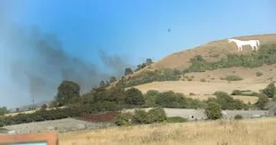 Dorset & Wiltshire Fire and Rescue Service declares major incident near Westbury White Horse Fire