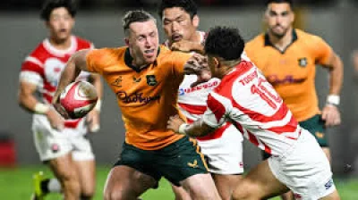 Tupou scores his second try as the lead changes in Australia Vs Japan