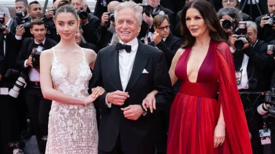 Michael Douglas shares August 14 photo with Catherine Zeta-jones and family