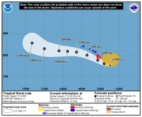 Tropical Storm Lala brings Hurricane Weather to Hawaii Island Saturday