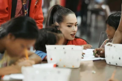 Katrina Johnson Donates 120 Kilos at Walang Gutom Kitchen
