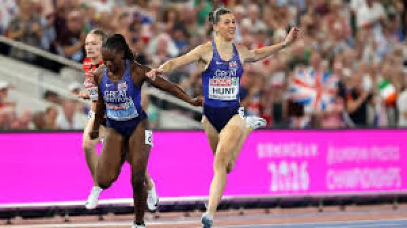 Amy Hunt wins European 100m gold in 11.00sec — Medal Table European Athletics 2026
