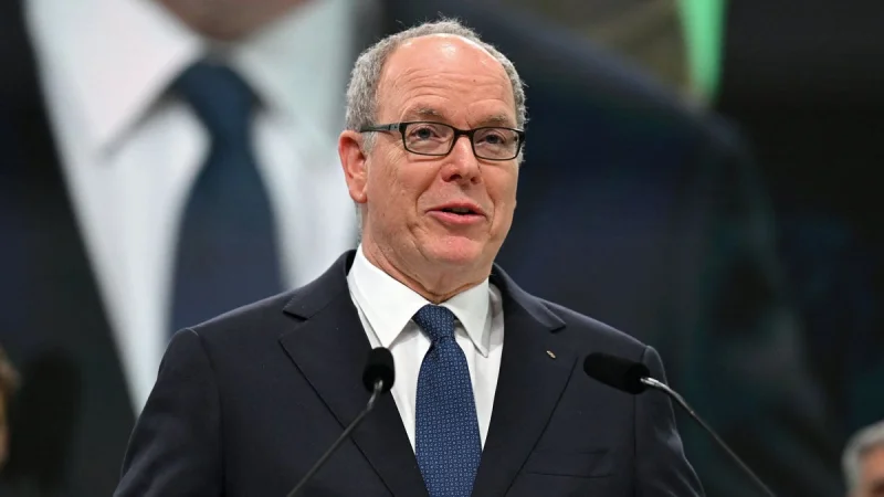 Prince Albert II attends Kazuki Yamada farewell at Prince Of Monaco