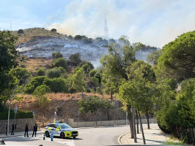 Barcelona Fire Department deploys twenty units in Wildfire Alerts response