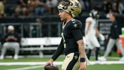 Spencer Rattler keeps connecting with Barion Brown as Saints preseason work continues