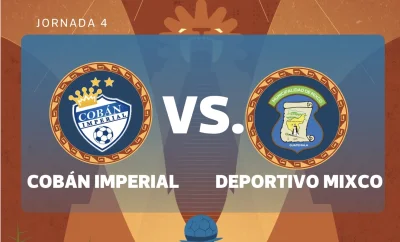 Cobán Imperial vs. Deportivo Mixco opens Jornada Cuatro at 13:00 hours — Cobán Imperial Mixco needs a response fast