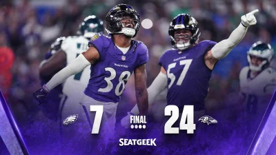 Ravens beat Eagles 24-7 in preseason opener as Eagles.com watches rookie battle for places