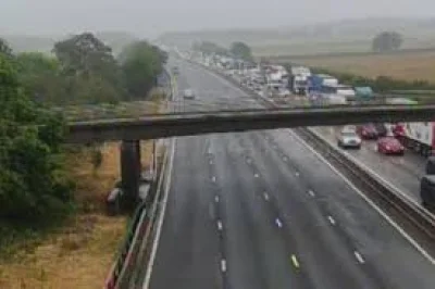 National Highways Reports M6 Junctions 15 And 16 Closed After Crash
