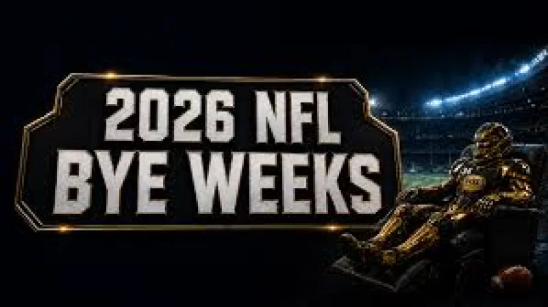 Sunday Night Football: Week 11 brings six teams on bye as 2026 NFL schedule takes shape