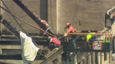 Devin Kennedy Braces for Centennial Mills Portland Demolition