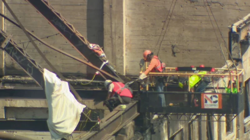 Devin Kennedy Braces for Centennial Mills Portland Demolition
