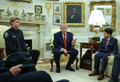 Trump tells Kristen Holmes to be quiet in Oval Office exchange