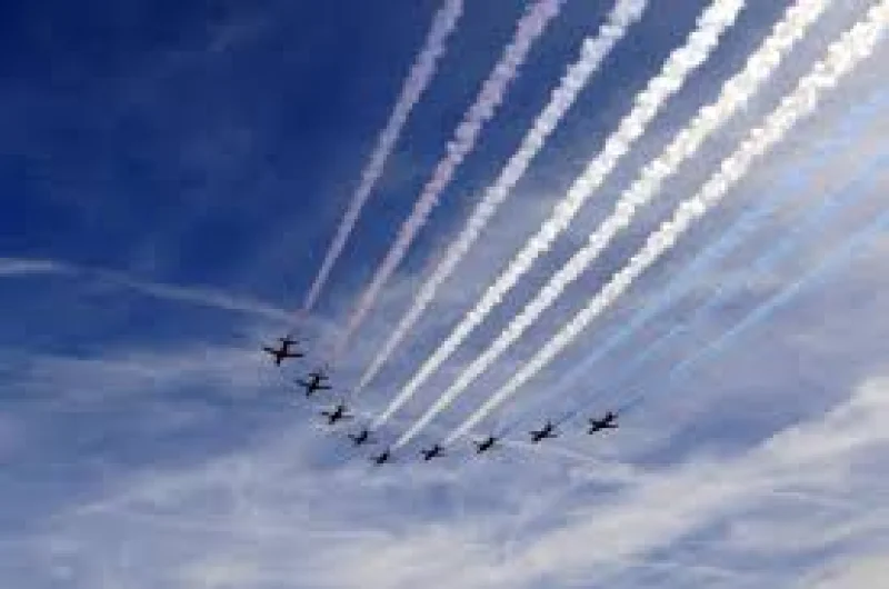 Bradninch Red Barrows replace Red Arrows in Lyme Regis — Red Arrows Return To Uk