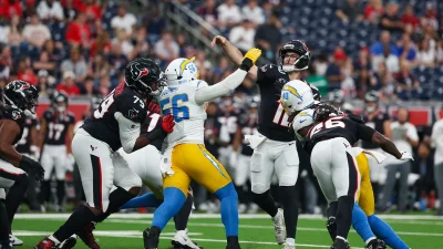 Nadame Tucker puts pressure on 12 pass-rush snaps as Chargers Depth Chart battle sharpens